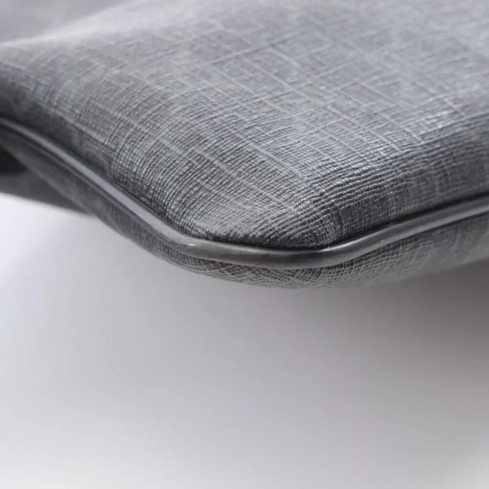 Gucci Shoulder Bag GG Supreme Black Canvas Leather - Picture 6 of 8